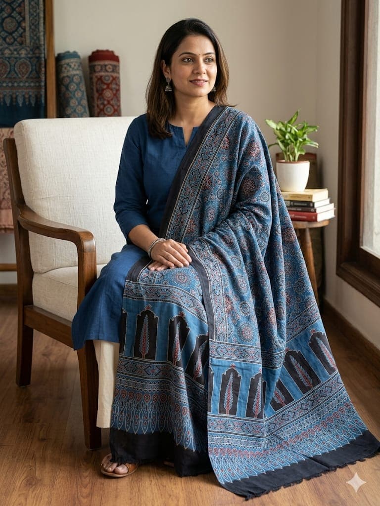 Premium Pure Modal Silk Dupatta - Image 2