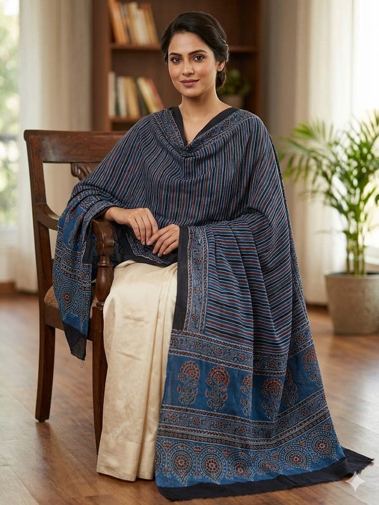 Premium Pure Modal Silk Dupatta - Image 5